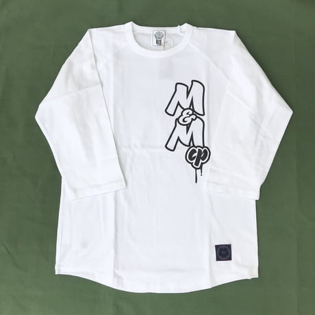 M&M CUSTOM PERFORMANCE - RAGLAN T-SHIRT - 21-MT-014 (WHITE)