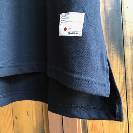 BLUE SAKURA - BIG T-SHIRT【BLACK】/ BS-BCS1