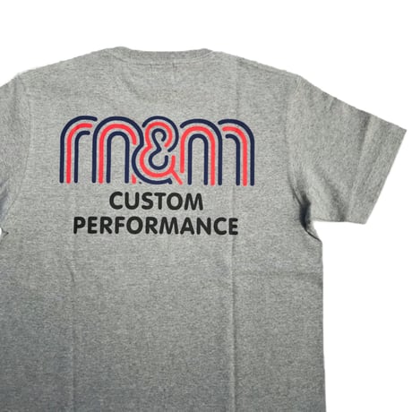 M&M CUSTOM PERFORMANCE  - PRINT S/S T-SHIRT 21-MT-021 (GRAY)