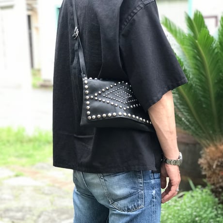 STAND REPAIR WORKS × east village OTHER - LEATHER SACOCHE - (Type B)