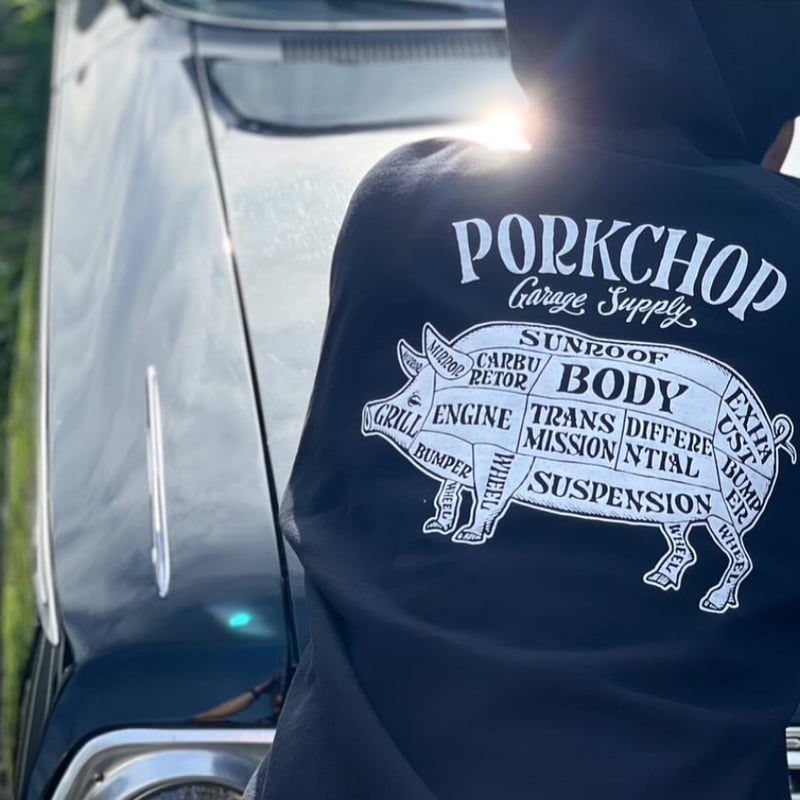 PORKCHOP GARAGE SUPLLY - PORK BACK HOODIE | eas