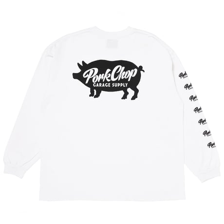 PORKCHOP GARAGE SUPPLY - SCRIPT PORK L/S TEE