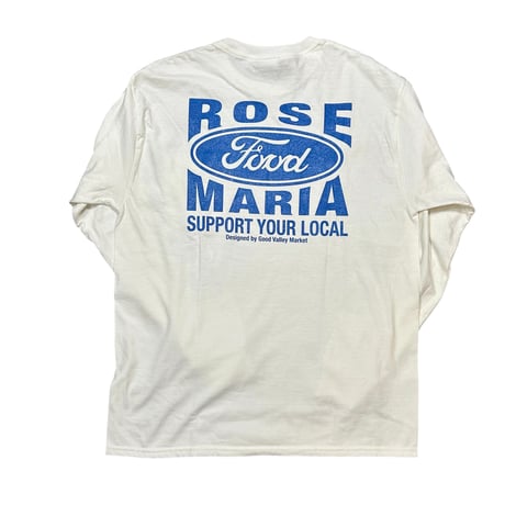 GOOD VALLEY MARKET × ROSE MARIA "FOOD" L/S TEE