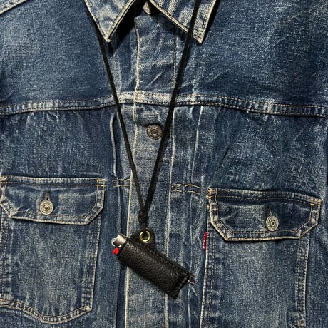 STAND REPAIR WORKS - LEATHER LIGHTER CASE (BIC)