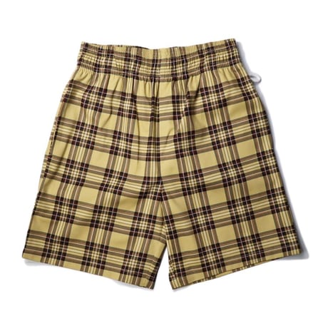 COOKMAN - Chef Pants Short Tartan Beige
