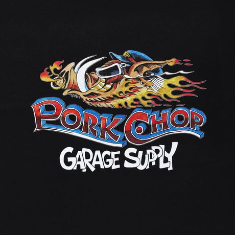 PORKCHOP GARAGE SUPLLY - WILD PORK TEE/BLACK