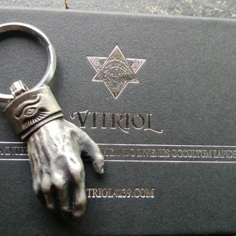 Shake Hands Keyring - Silver(シルバー製) (Made by vitriol)