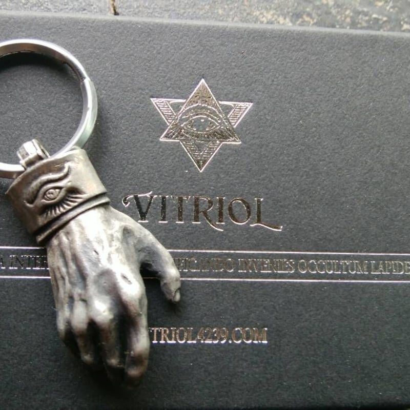 Shake Hands Keyring - Silver(シルバー製) (Made by vi Shake Hands Keyring - Silver(シルバー製) (Made by vi