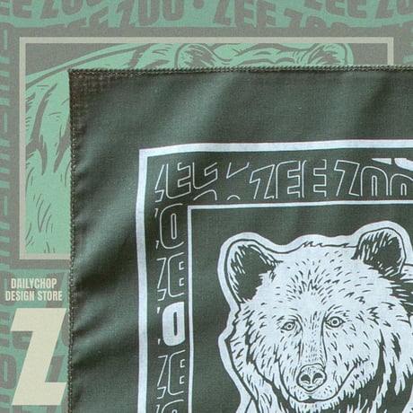 DAILYCHOP DESIGN STORE - BANDANA 02 "ZEE ZOO"