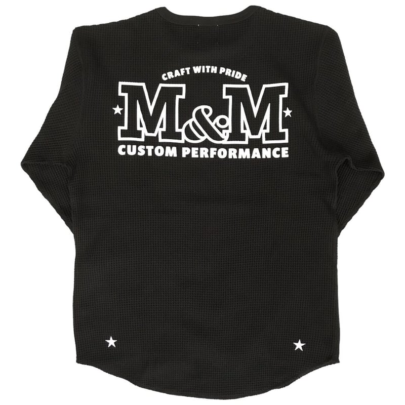 M&M CUSTOM PERFORMANCE - WAFFLE L/S T-SHIRT (23 M&M CUSTOM PERFORMANCE - WAFFLE L/S T-SHIRT (23