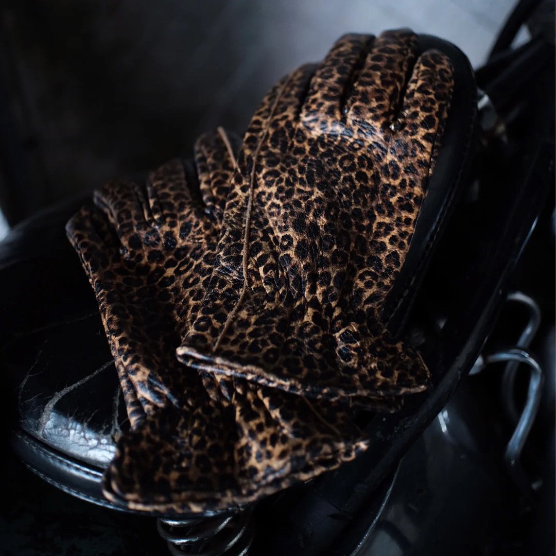 バイクウェア・装備 Lamp gloves Utility glove Shorty LEOPARD Lamp gloves -Utility glove Shorty- LEOPARD