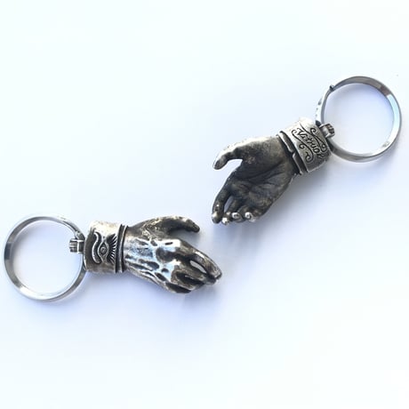 Shake Hands Keyring - Silver(シルバー製) (Made by vitriol)