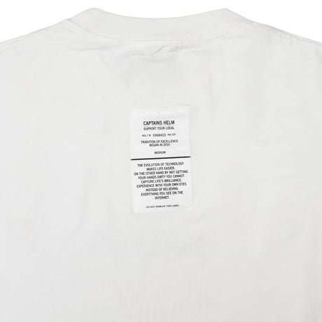 CAPTAINS HELM - #FADED TAPE LOGO LS TEE