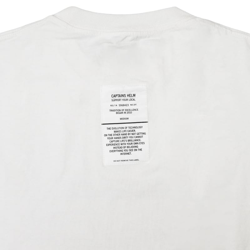 CAPTAINS HELM - #FADED TAPE LOGO LS TEE | east