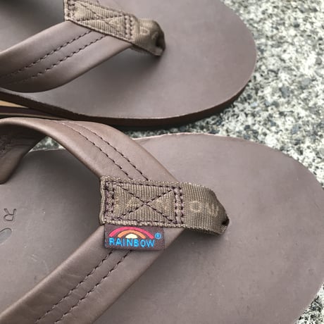 RAINBOW SANDALS -Classic Leather "Double Midsole" (MOCH モカ)