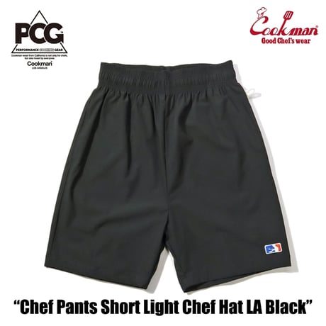 COOKMAN - Chef Pants Short Light Chef Hat LA