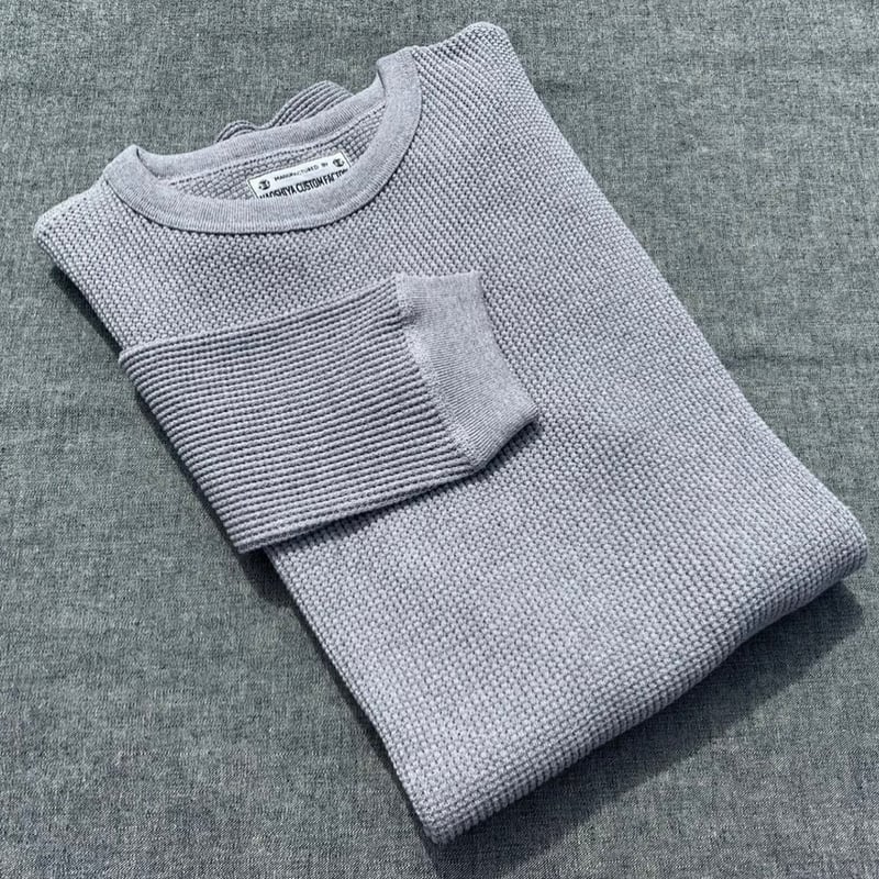 NAOSHIYA CUSTOM FACTORY - 杢グレーのWAFFLE | east vi