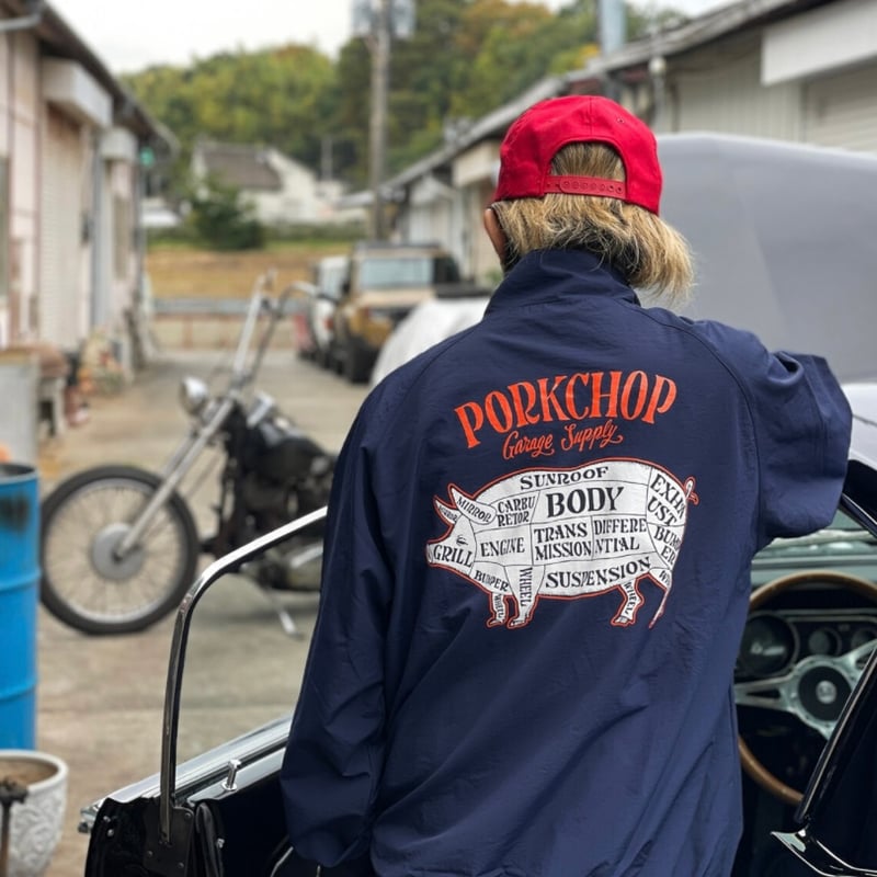 PORKCHOP GARAGE SUPLLY - PORK BACK NYLON JKT |
