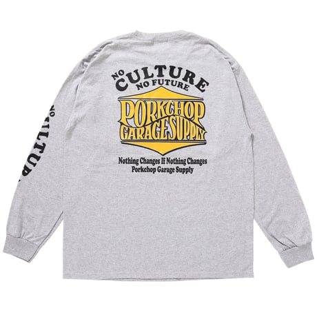 PORKCHOP GARAGE SUPPLY - WAVE LOGO L/S TEE