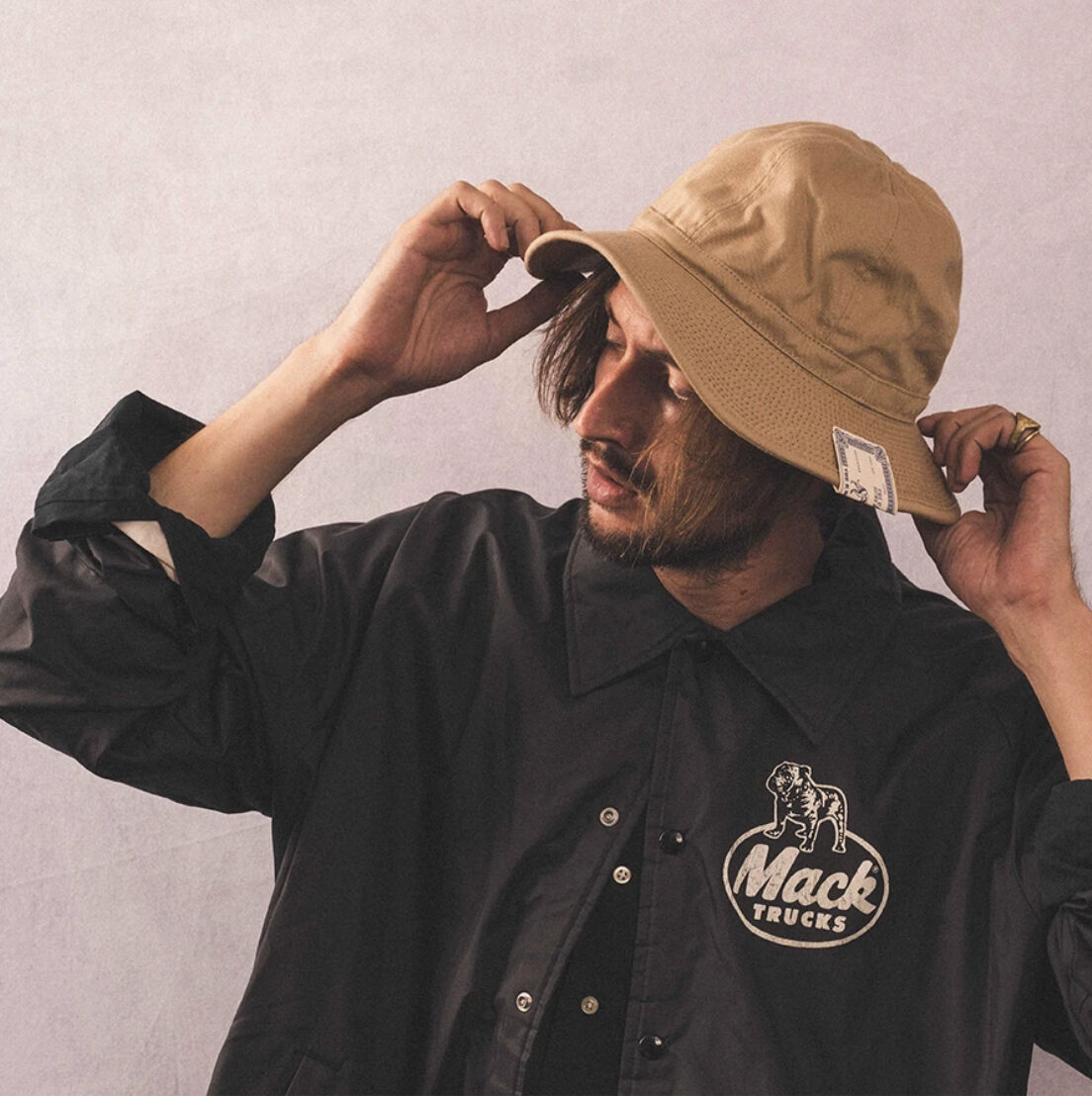 THE H.W. DOG & CO. DAISY HAT BLACK ブラック