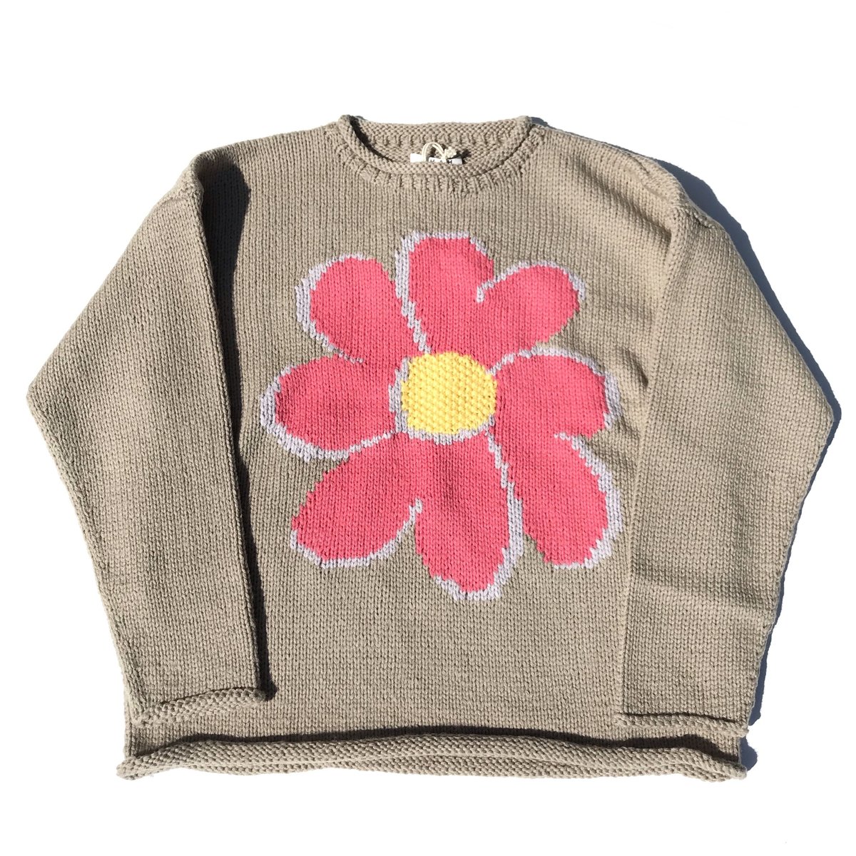 Chah Chah ハンドエンブロイダリーフラワーニット Chah Chah ハンドエンブロイダリーフラワーニット