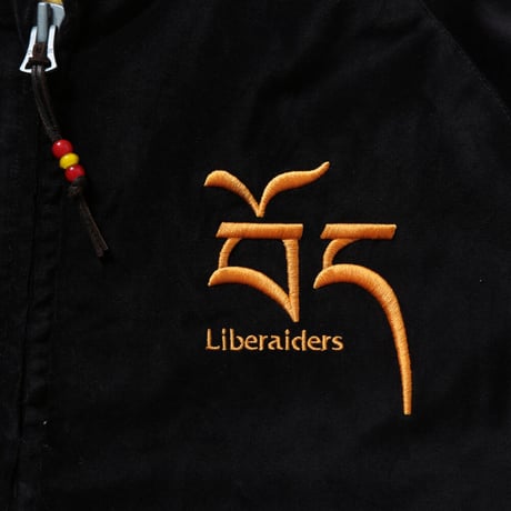 Liberaiders®︎ - VELOUR VARSITY JACKET (BLACK)