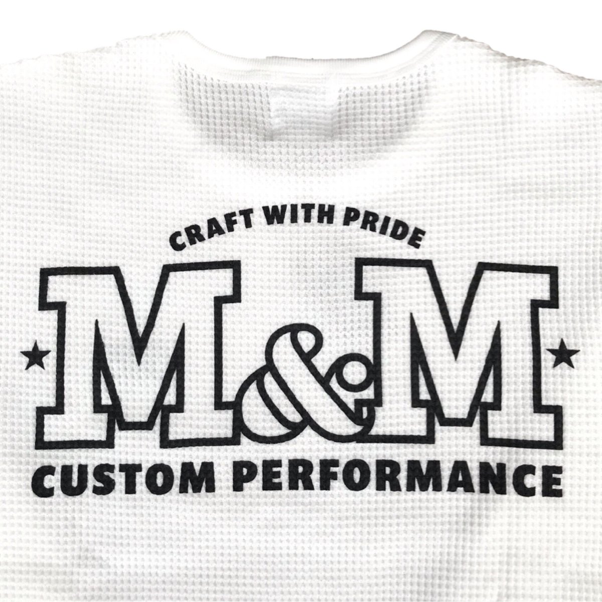 M&M CUSTOM PERFORMANCE - WAFFLE L/S T-SHIRT (23