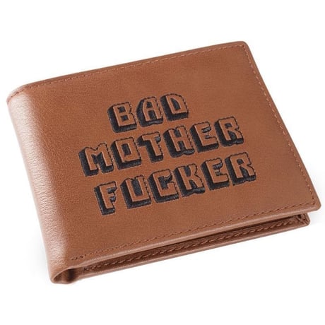 PULP FICTION - BAD MOTHER FUCKER WALLET WITH COIN CASE (ブラウン)