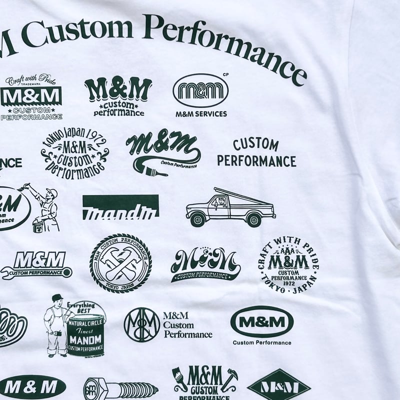 M&M CUSTOM PERFORMANCE - LOGO TEE 25-MMT-10 |
