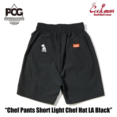 COOKMAN - Chef Pants Short Light Chef Hat LA