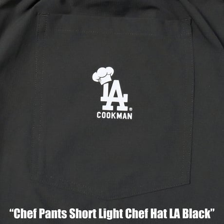 COOKMAN - Chef Pants Short Light Chef Hat LA
