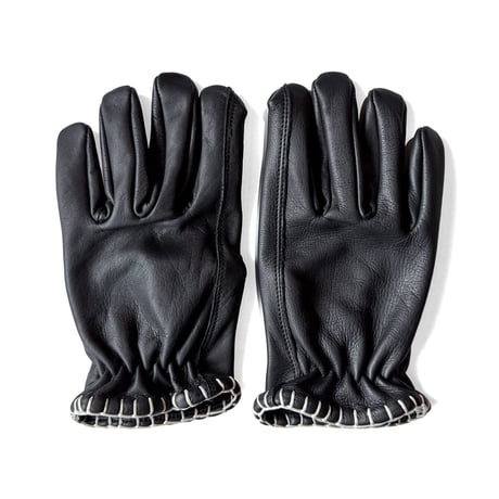 SIGNAL GLOVE - No.01 BLACK / white lace