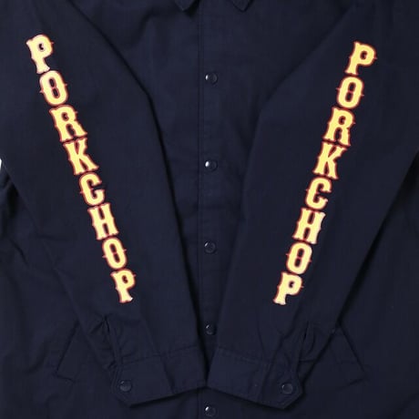 PORKCHOP - LOGO COACH JKT (NAVY)