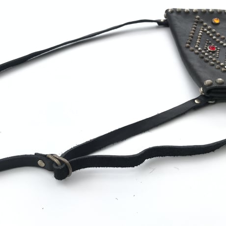 STAND REPAIR WORKS × east village OTHER - LEATHER SACOCHE - (Type C w/STONE)