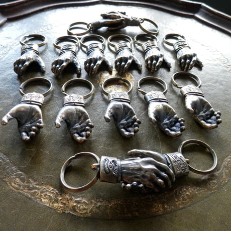 Shake Hands Keyring - Brass(真鍮製) (Made by vitriol)