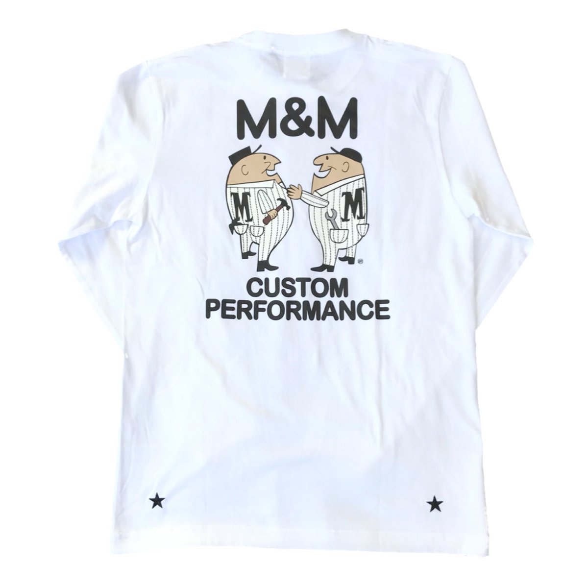エム&エム M&M CUSTOM PERFORMANCE Tシャツ L 白52cm着丈