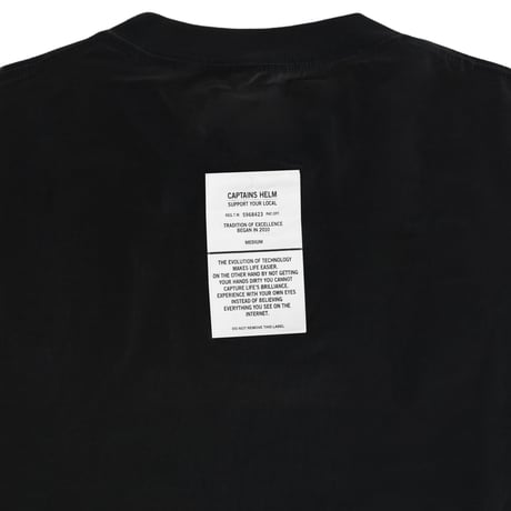 CAPTAINS HELM - #FADED TAPE LOGO LS TEE
