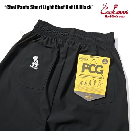 COOKMAN - Chef Pants Short Light Chef Hat LA