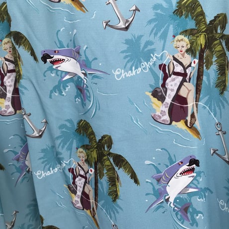 ChahChah - WA LOHA-SHIRTS (ターコイズ)