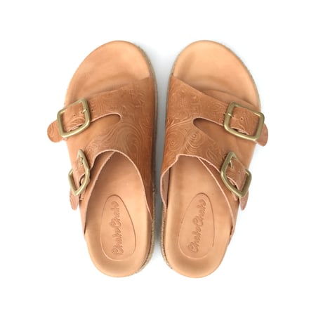 ChahChah - CC DOUBLE STRAP LEATHER SANDAL
