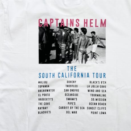 CAPTAINS HELM - #SO-CAL TOUR SS TEE