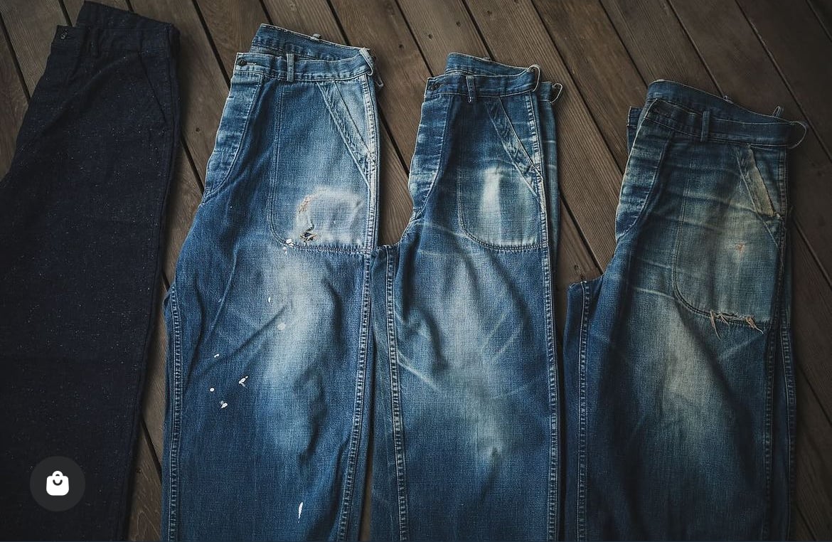 TCB JEANS - SEAMENS TROUSERS / USN デッキパンツ | eas