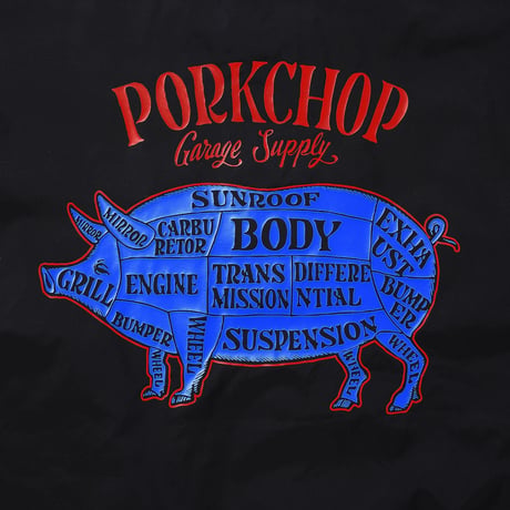 PORKCHOP GARAGE SUPLLY - PORK BACK COACH JKT