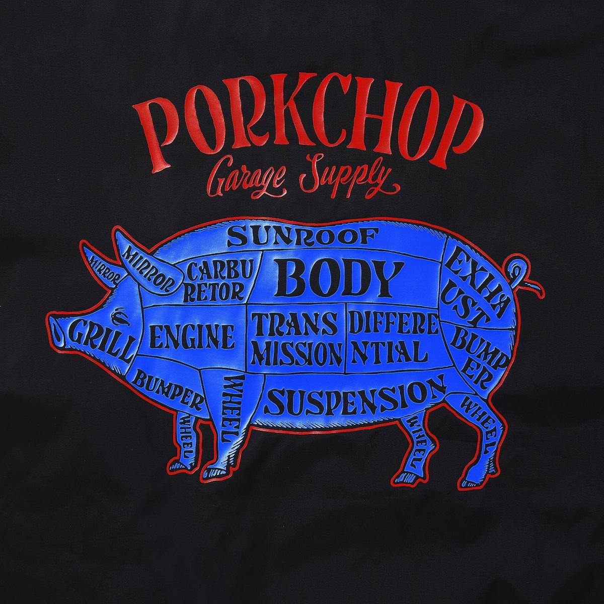 PORKCHOP GARAGE SUPLLY - PORK BACK COACH JKT |