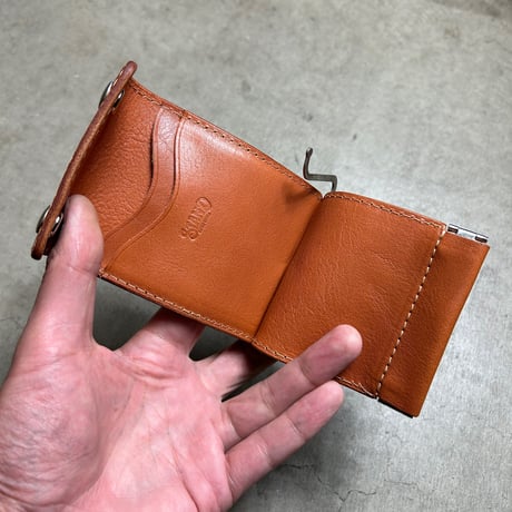 STAND REPAIR WORKS - MONEYCLIP WALLET "CAMEL"