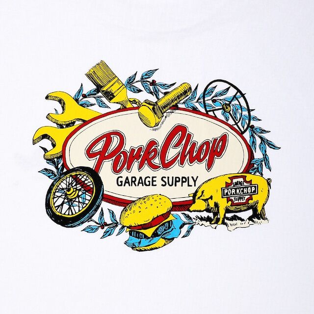 PORKCHOP GARAGE SUPPLY - OVAL&STUFF L/S TEE | e