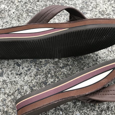 RAINBOW SANDALS -Classic Leather "Double Midsole" (MOCH モカ)