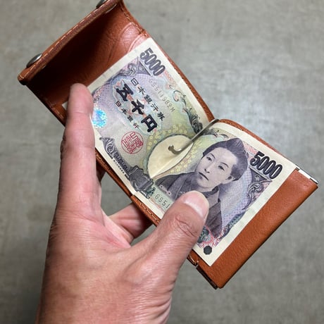STAND REPAIR WORKS - MONEYCLIP WALLET "CAMEL"