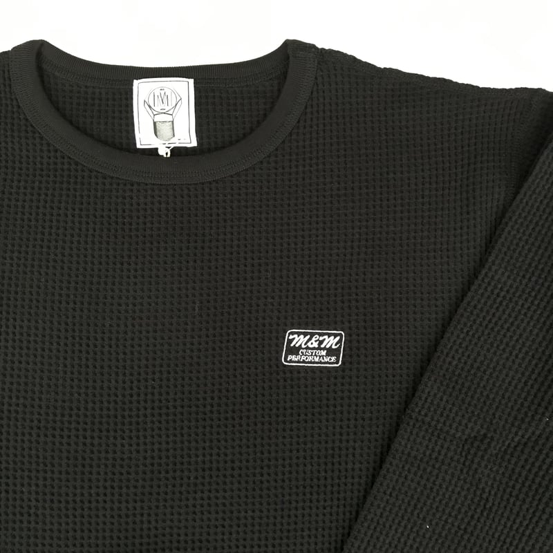 M&M custom performance ワッフルシャツ M&M CUSTOM PERFORMANCE - WAFFLE L/S T-SHIRT (23