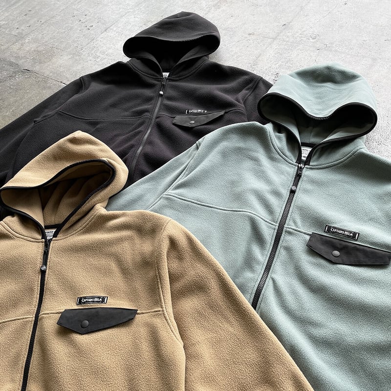 CAPTAINS HELM - #RECYCLE FLEECE ZIP HOODIE | ea